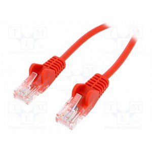 Goobay | CAT 6 | Patch cable | Unshielded twisted pair (UTP) | Male | RJ-45 | Male | RJ-45 | Red | 0.25 m